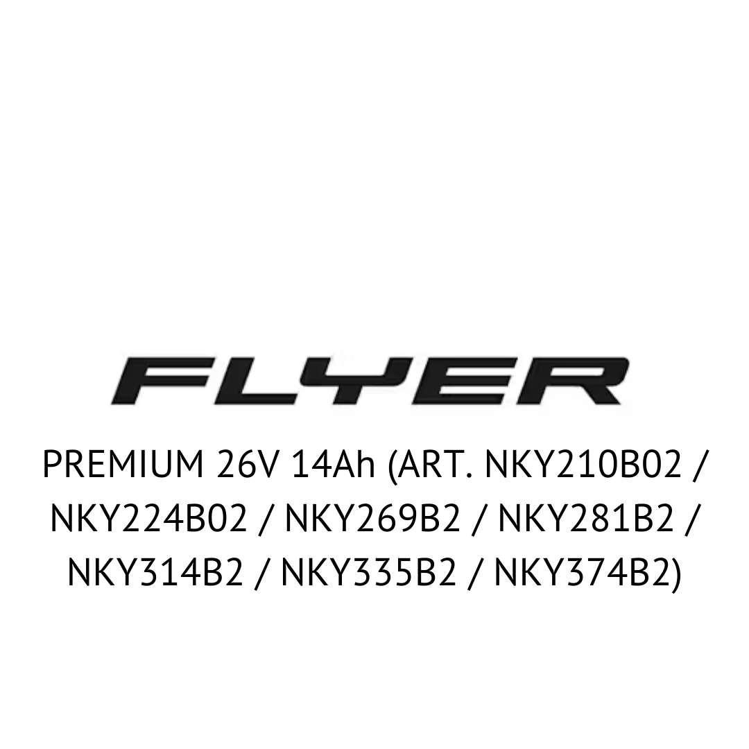 FLYER PREMIUM 26V 14Ah (ART. NKY210B02 / NKY224B02 / NKY269B2 / NKY281B2 / NKY314B2 / NKY335B2 / NKY374B2) - Zellentausch