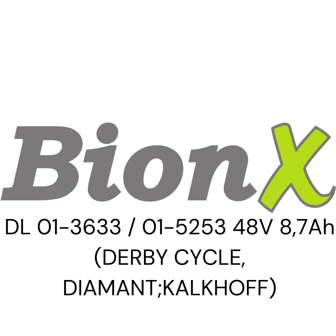 BIONX DL 01-3633 / 01-5253 48V 8,7Ah (DERBY CYCLE, DIAMANT, KALKHOFF)