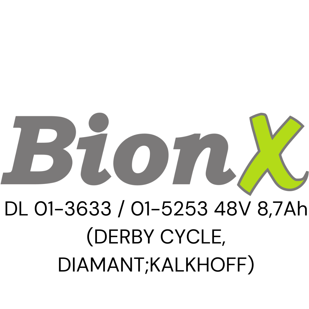 BIONX DL 01-3633 / 01-5253 48V 8,7Ah (DERBY CYCLE, DIAMANT, KALKHOFF) - Zellentausch