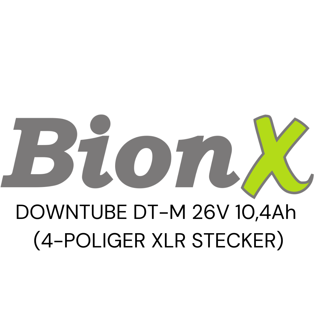 BIONX DOWNTUBE DT-M 26V 10,4 Ah(4-POLIGER XLR STECKER)