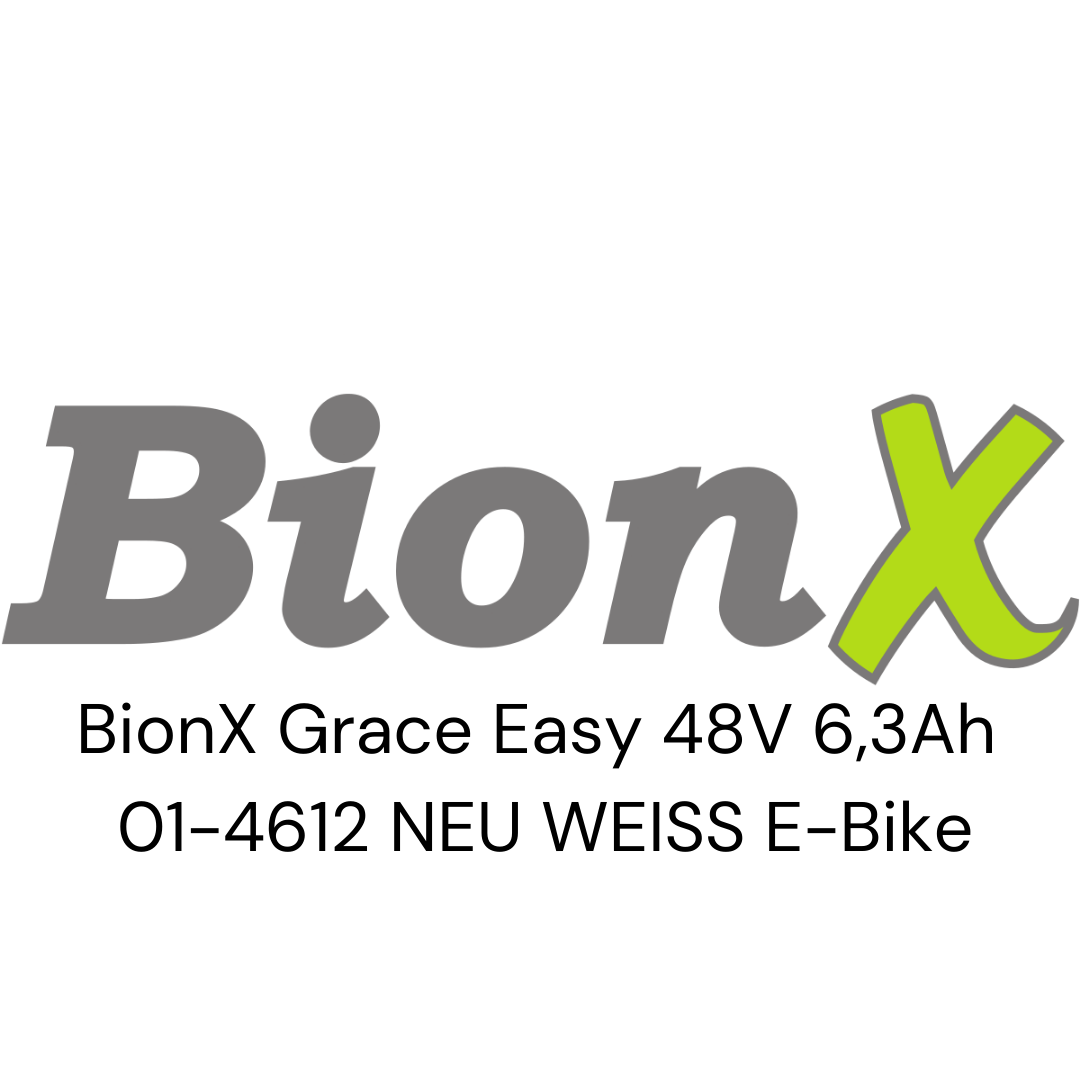 BionX Grace Easy 48V 6,3Ah Ersatzakku 01-4612 NEU WEISS E-Bike