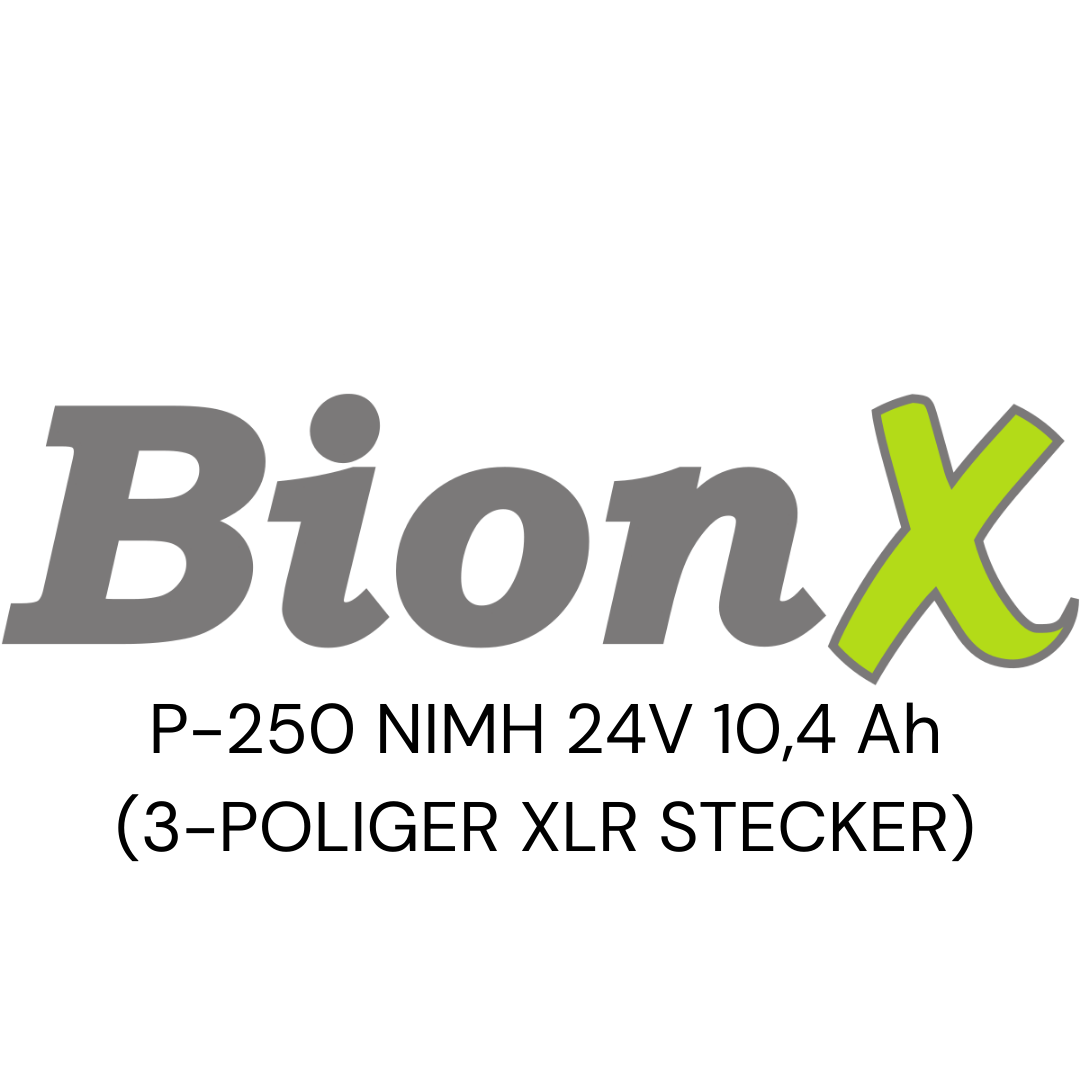 BIONX P-250 NIMH 24V 10,4 Ah(3-POLIGER XLR STECKER) Zellentausch