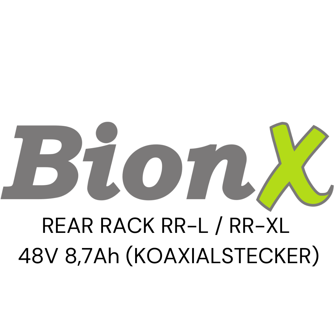 BIONX REAR RACK RR-L / RR-XL 48V 8,7Ah (KOAXIALSTECKER) Zellentausch