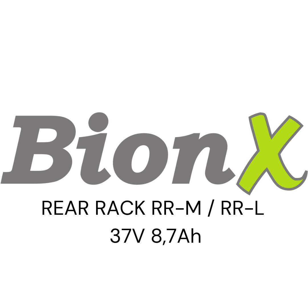 BIONX REAR RACK RR-M / RR-L 37V 8,7 Ah  (4-POLIGER XLR STECKER) Zellentausch