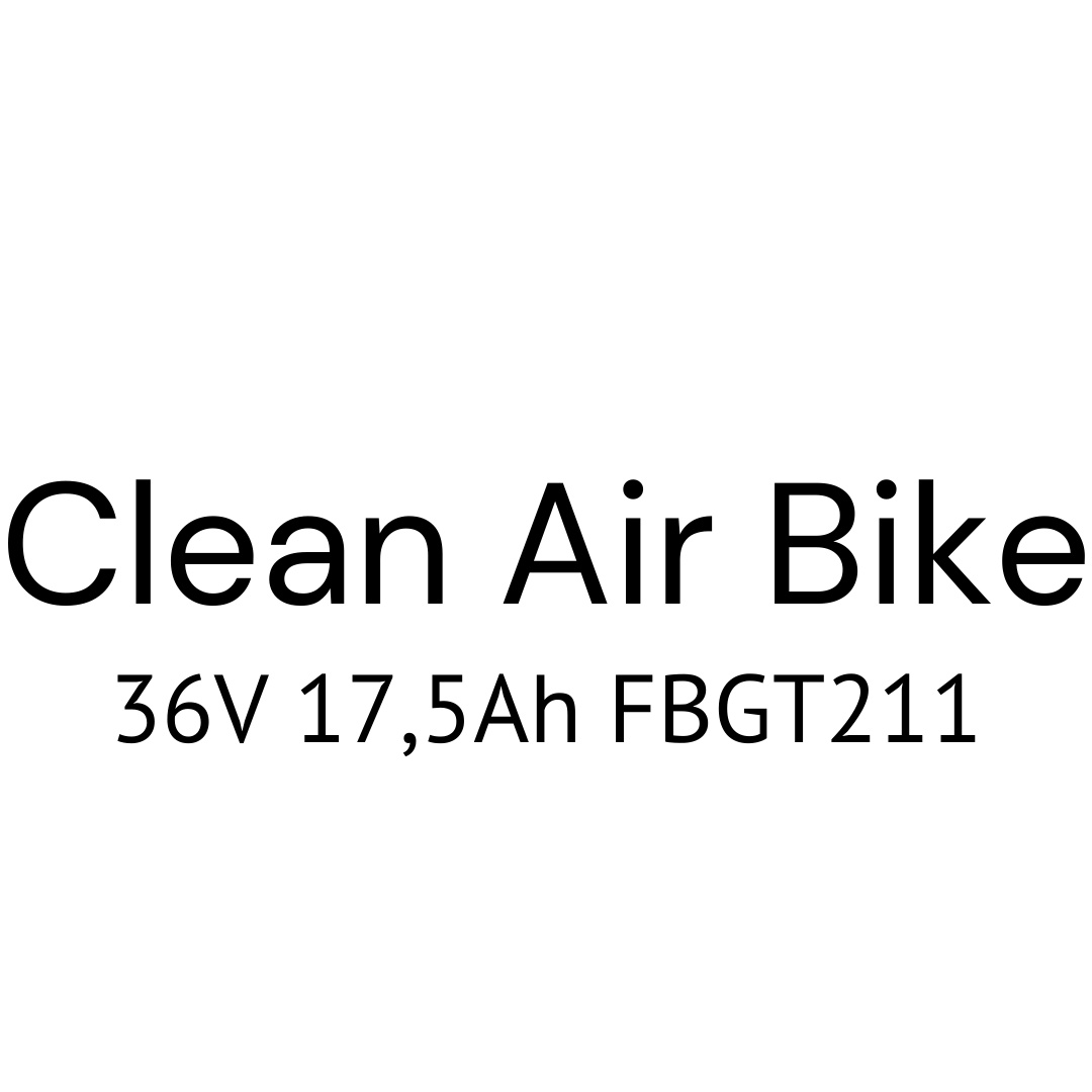 Clean Air Bike 36V 17,5Ah E-Bike Akku FBGT211 Zellentausch