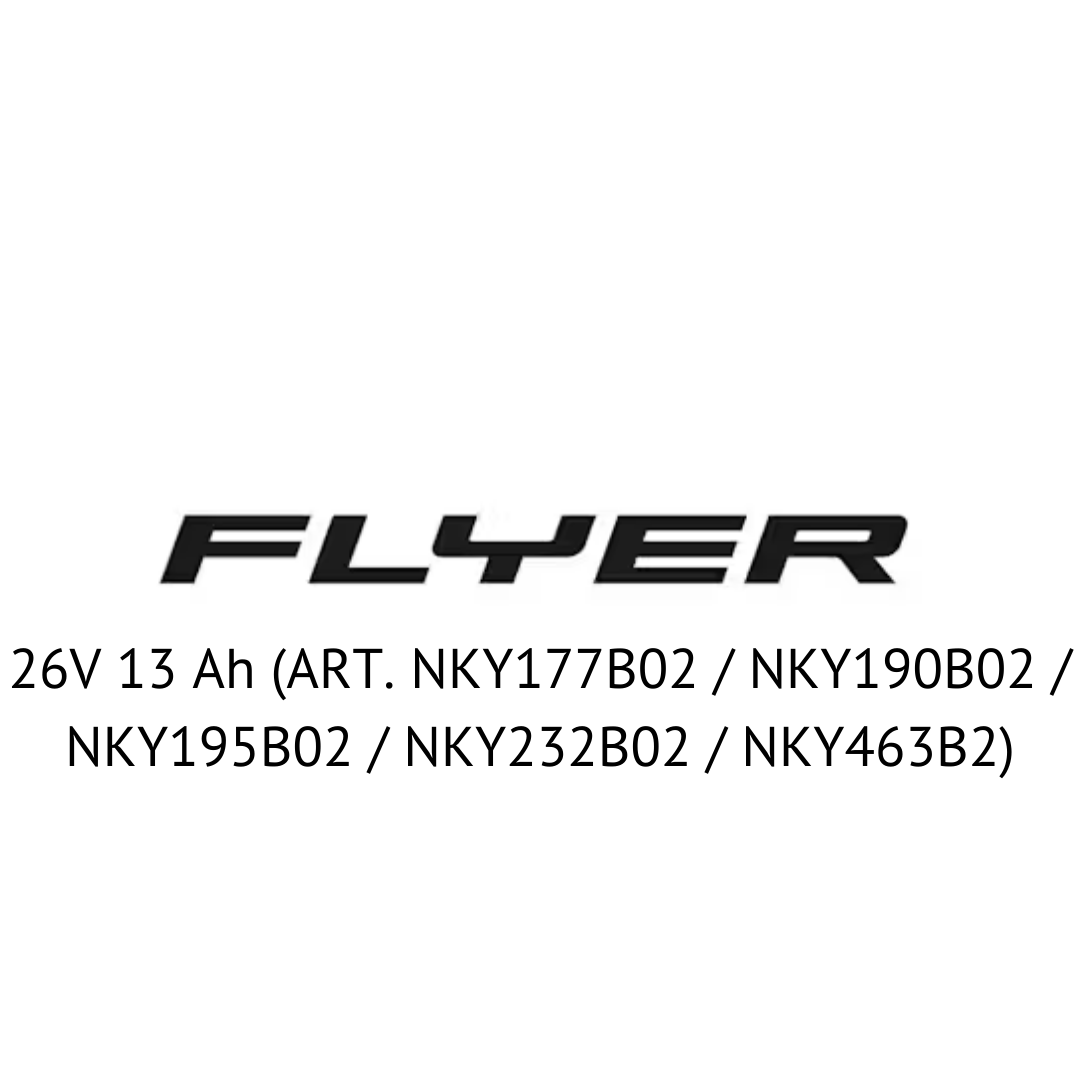 FLYER 26V 13 Ah (ART. NKY177B02 / NKY190B02 / NKY195B02 / NKY232B02 / NKY463B2)