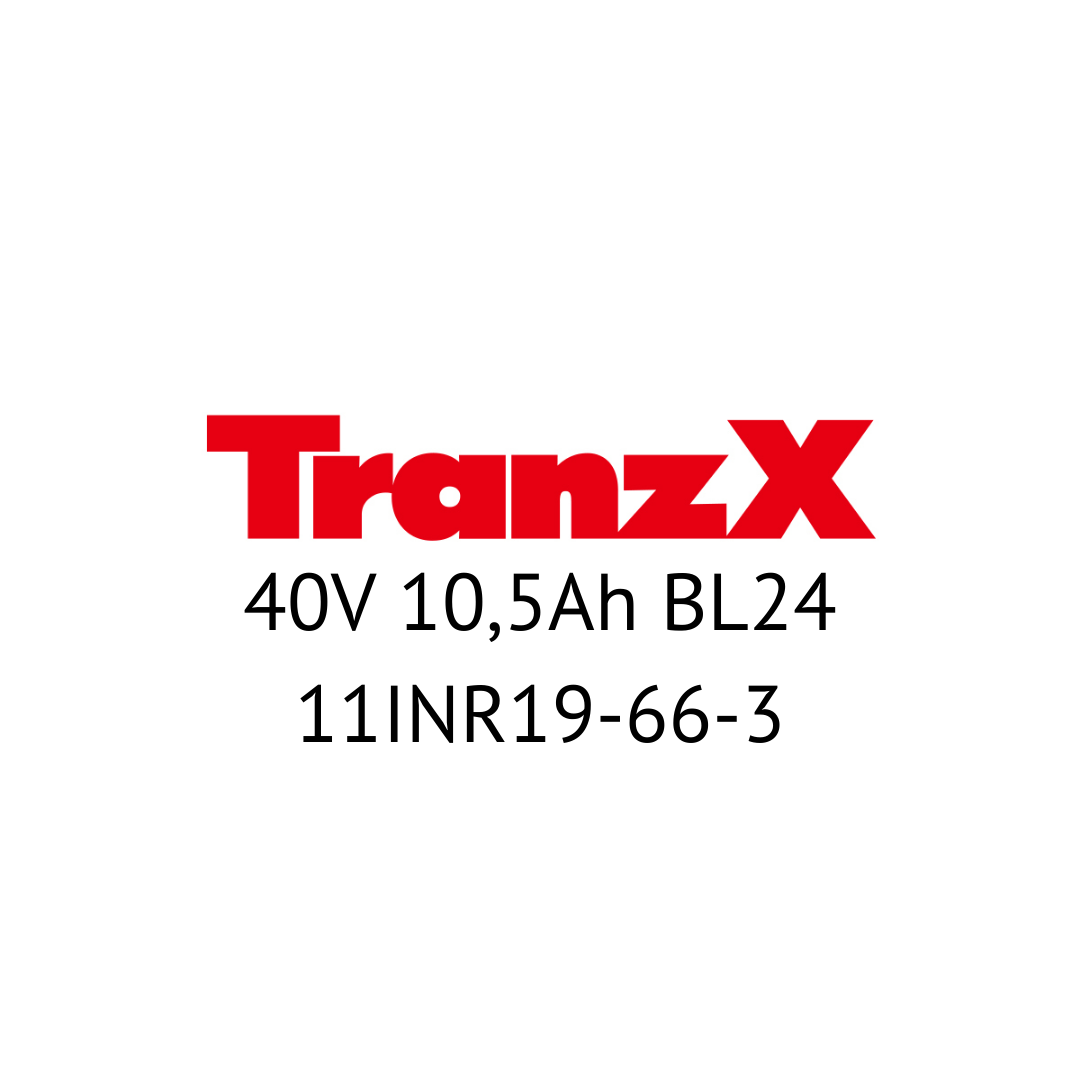 TranzX 40V 10,5Ah BL24 11INR19-66-3 E-Bike Akku Zellentausch