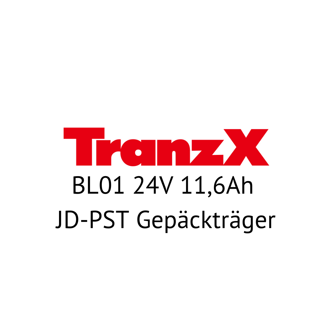 TranzX BL01 24V 11,6Ah JD-PST Gepäckträger E-Bike Akku Zellentausch