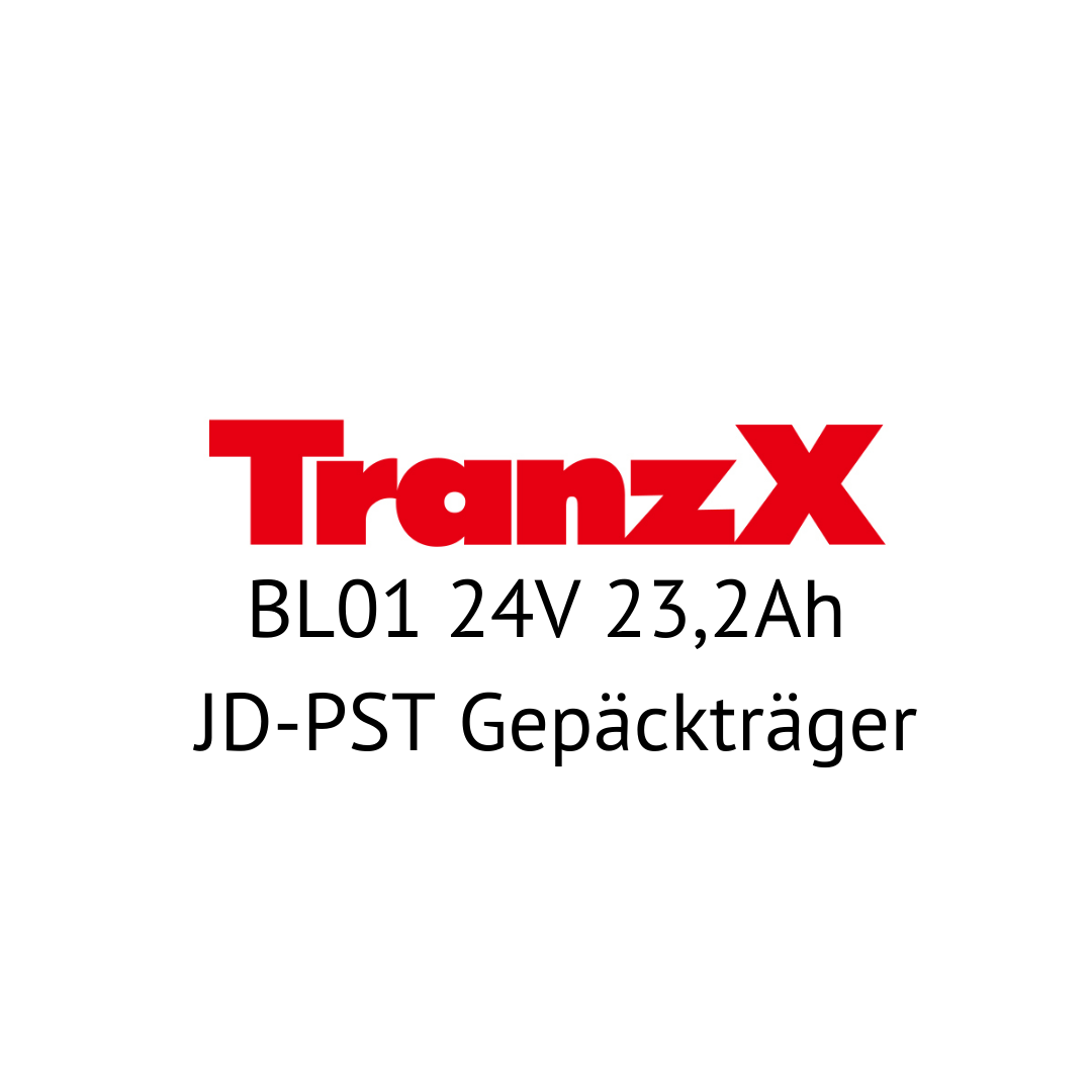 TranzX BL01 24V 23,2Ah JD-PST Gepäckträger E-Bike Akku Zellentausch