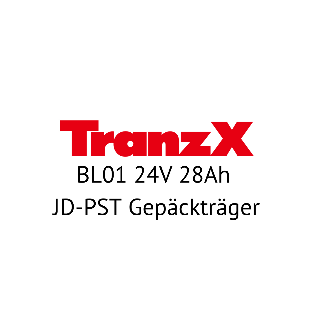 TranzX BL01 24V 28Ah JD-PST Gepäckträger E-Bike Akku Zellentausch