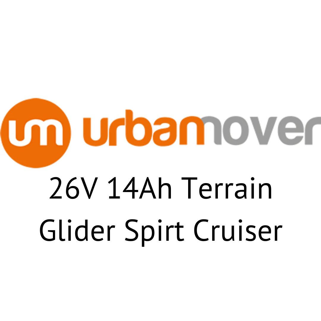 Urban Mover 26V 14Ah Terrain Glider Spirt Cruiser E-Bike Akku Zellentausch